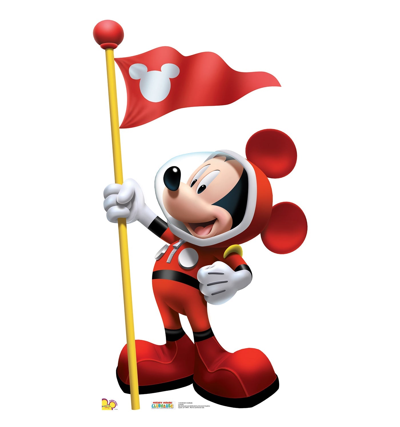 Mickey in Space Cardboard Cutout