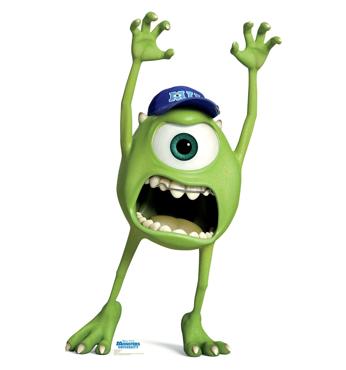 Mike Wazowski Monsters University Cardboard Cutout