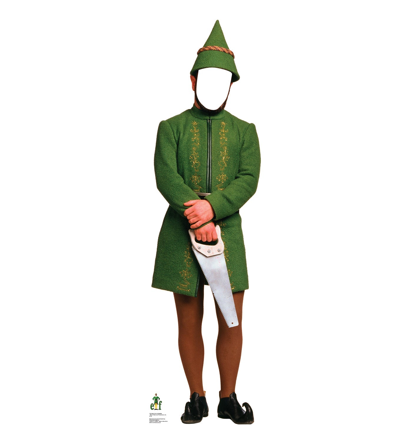 Male Elf Standin - (Elf) Cardboard Cutout