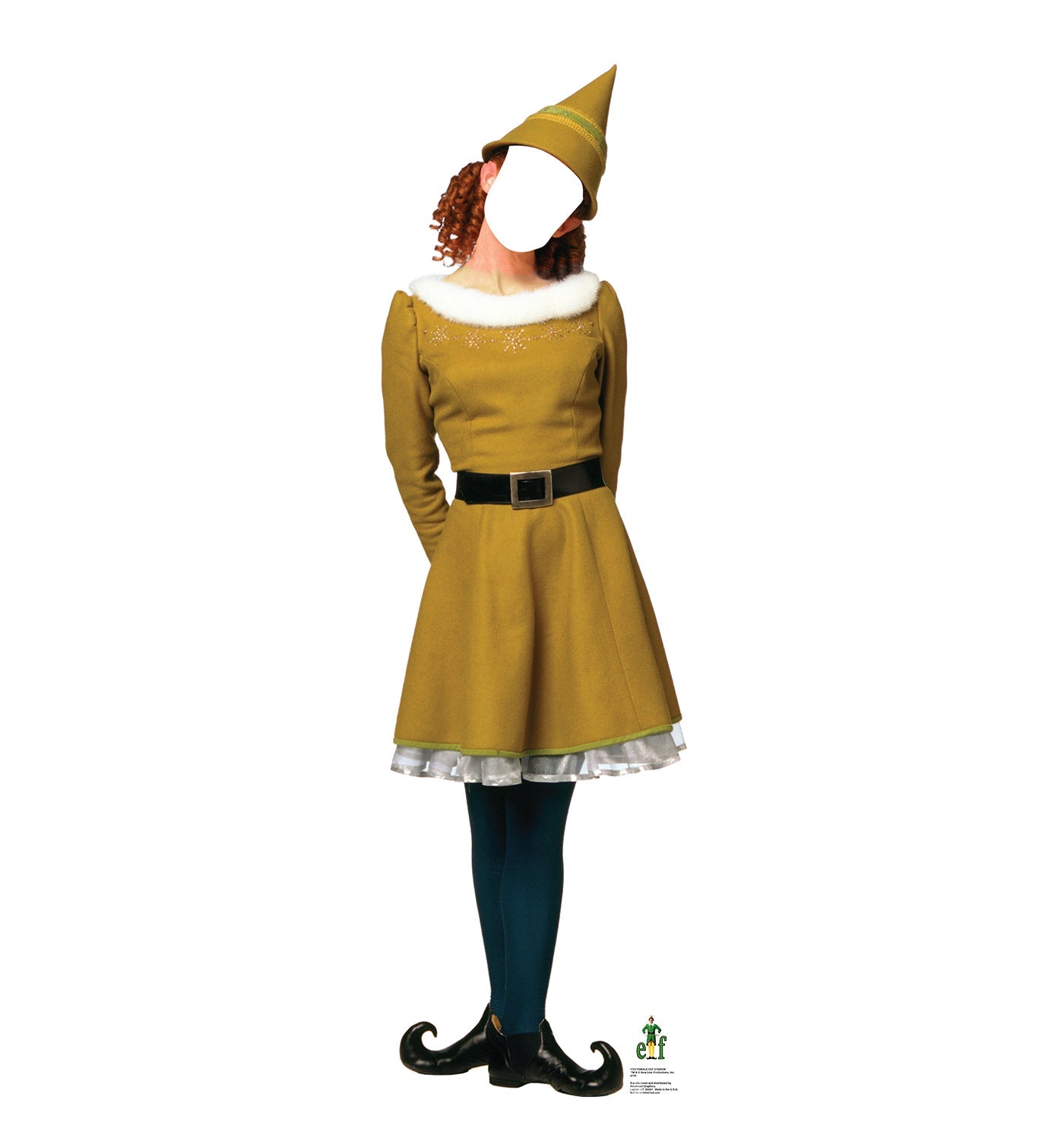 Female Elf Standin - (Elf) Cardboard Cutout