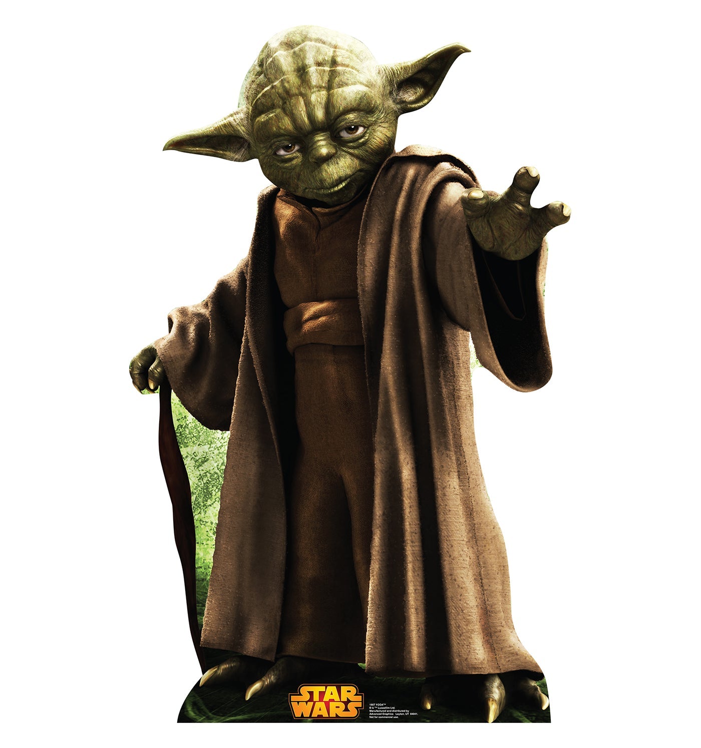 Yoda (Retouched) Cardboard Cutout