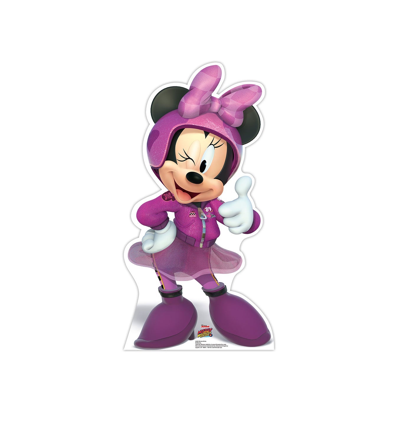 Minnie Wink - Roadster Racers Cardboard Cutout