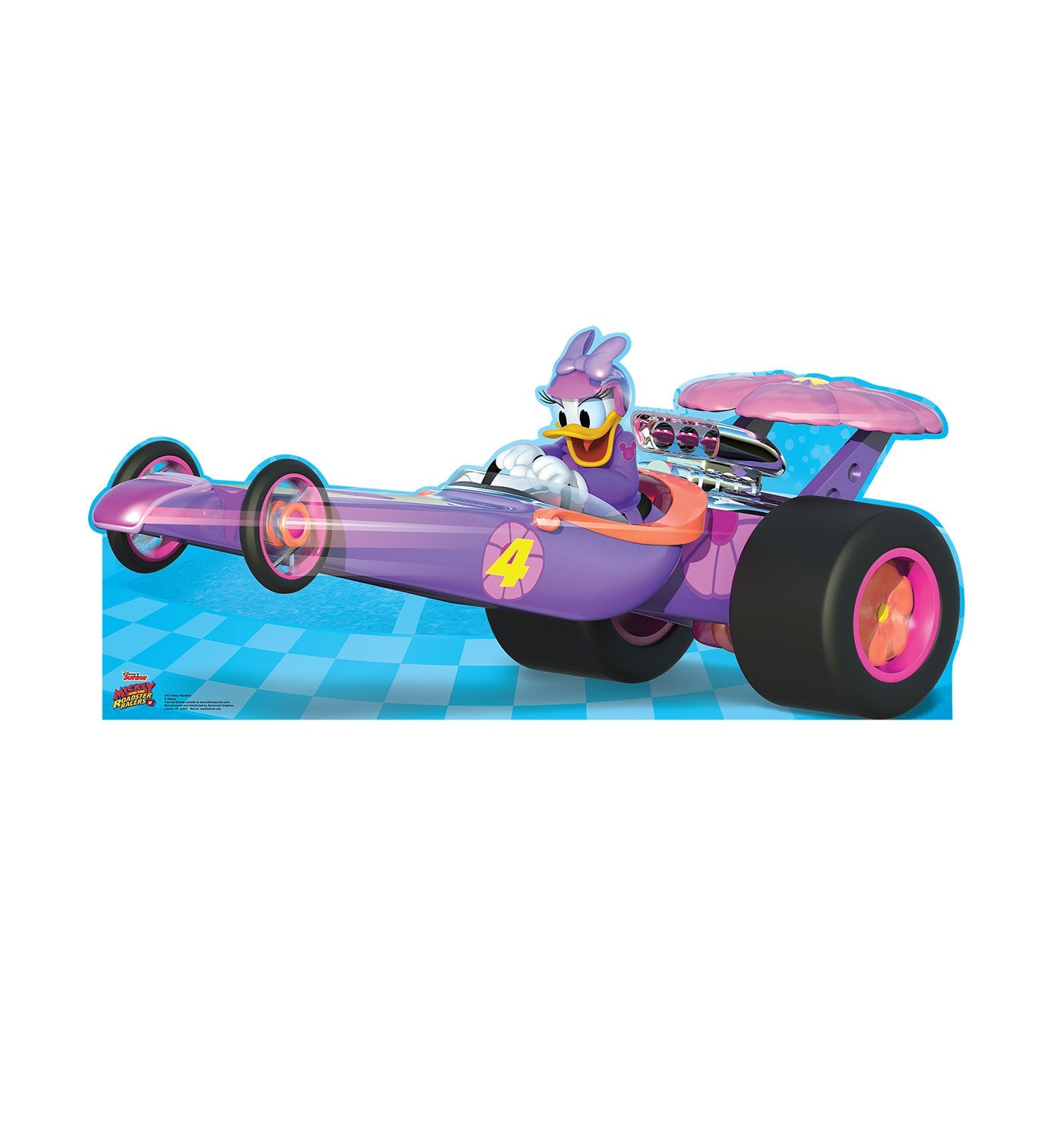 Daisy Roadster Racers Cardboard Cutout