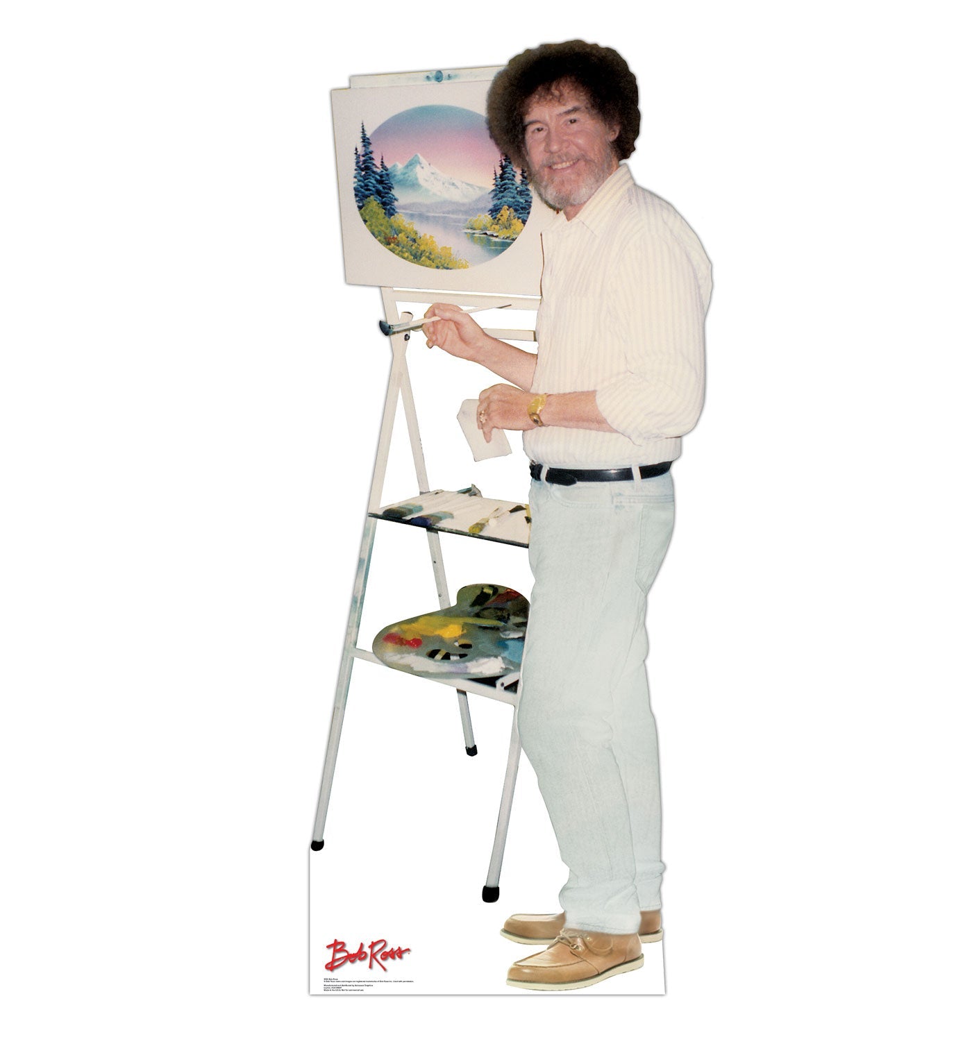Bob Ross Talking Cardboard Cutout
