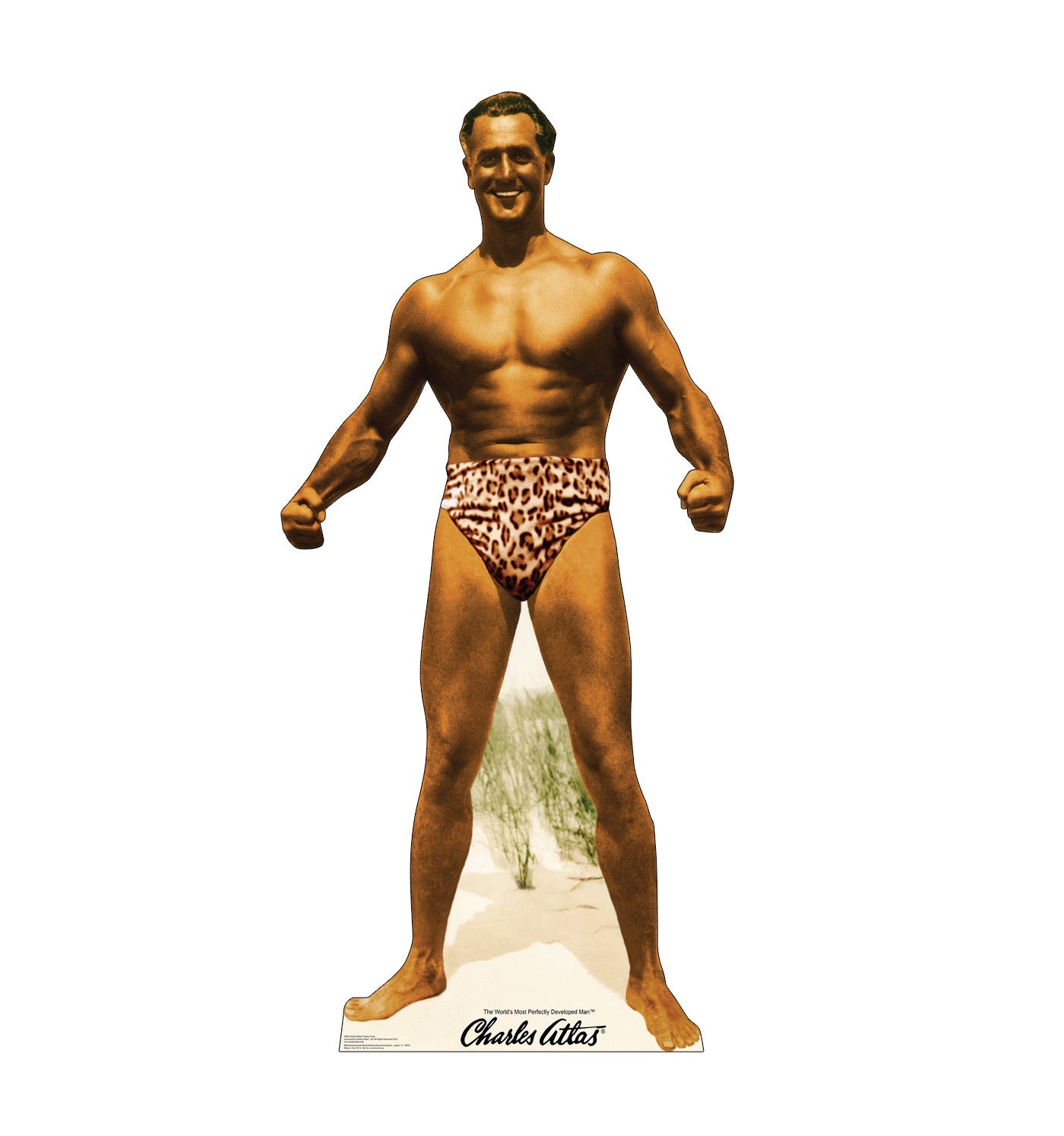 Charles Atlas Classic Pose Cardboard Cutout