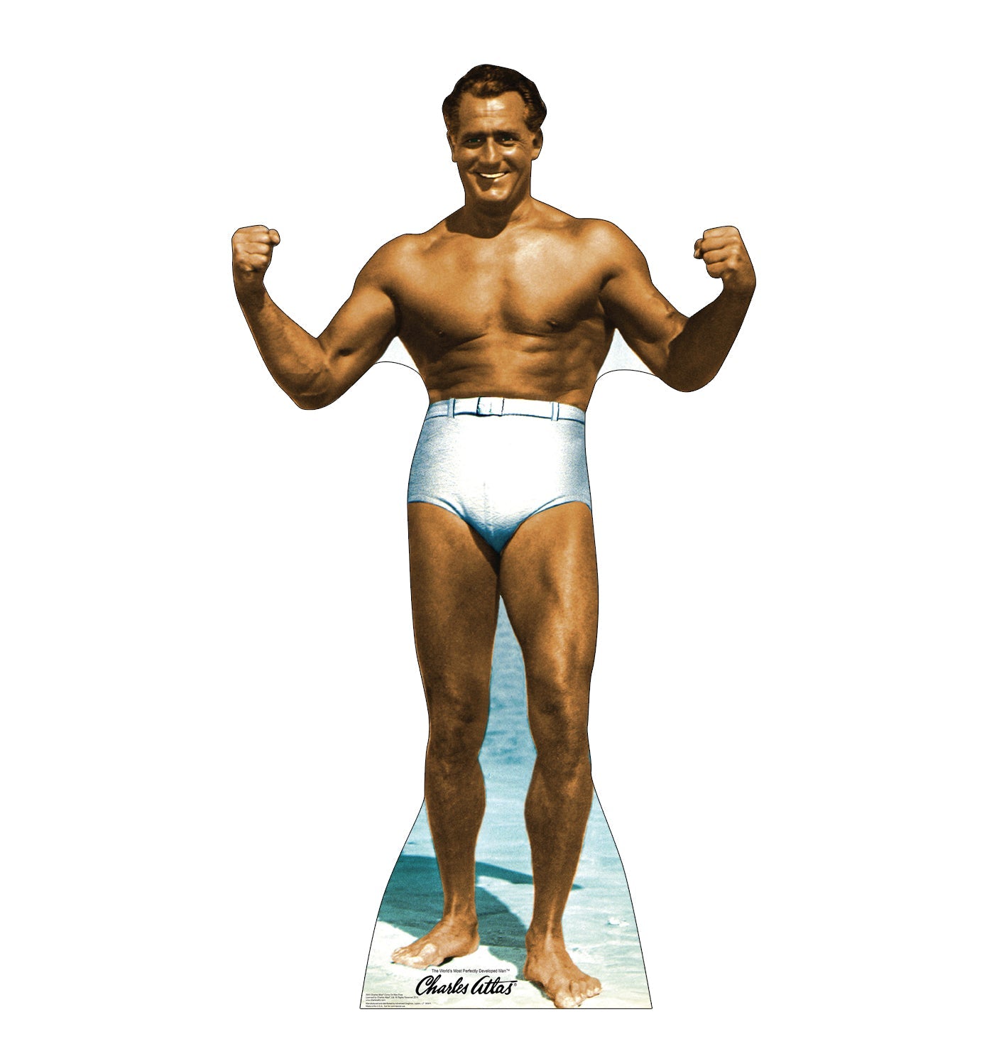 Charles Atlas Come On Man Pose Cardboard Cutout