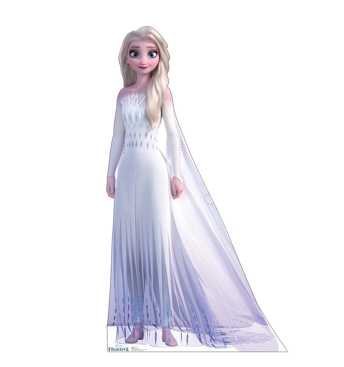 Elsa - White Gown (Frozen 2) Cardboard Cutout