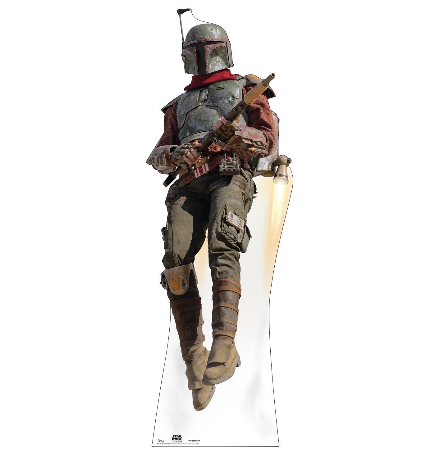 The Marshal Flying (The Mandalorian Season 2) Cardboard Cutout