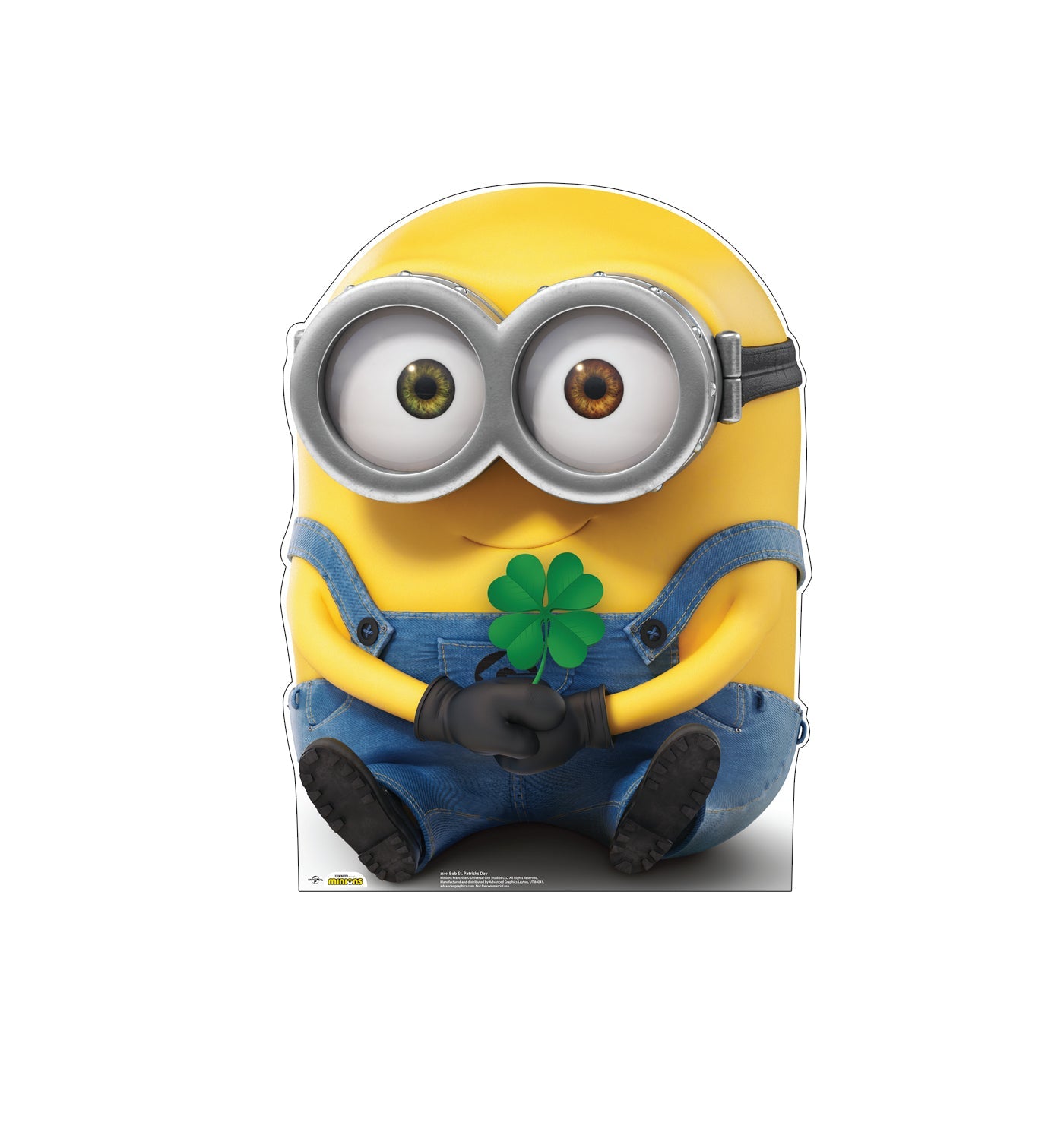 Bob Saint Patricks Day Minions Cardboard Cutout