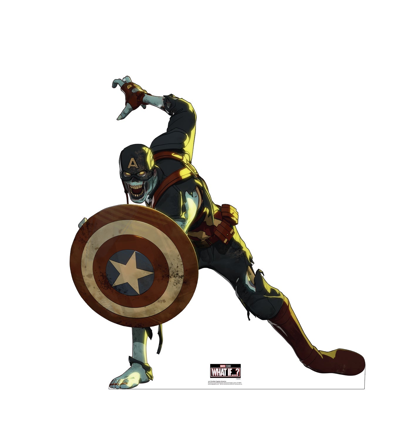 Zombie Captain America (Marvel's What If?) Cardboard Cutout