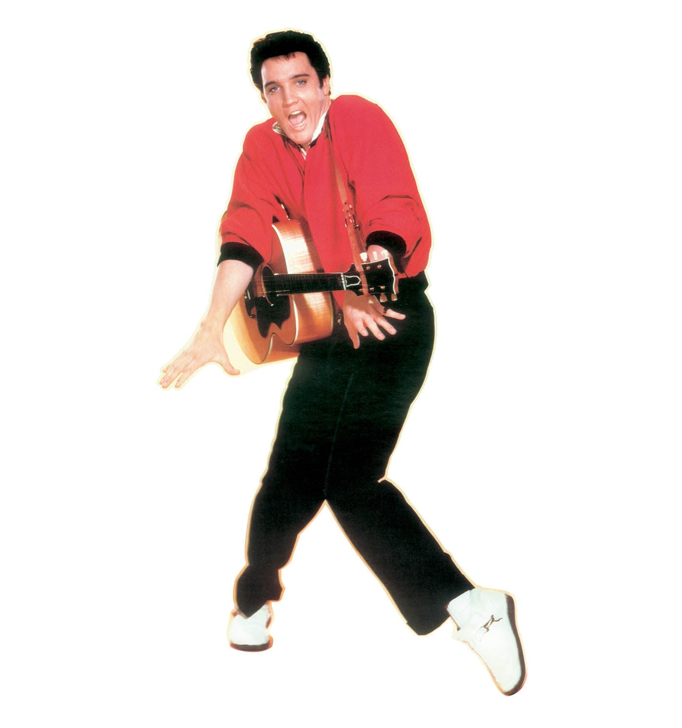 Elvis Presley Red Jacket Cardboard Cutout