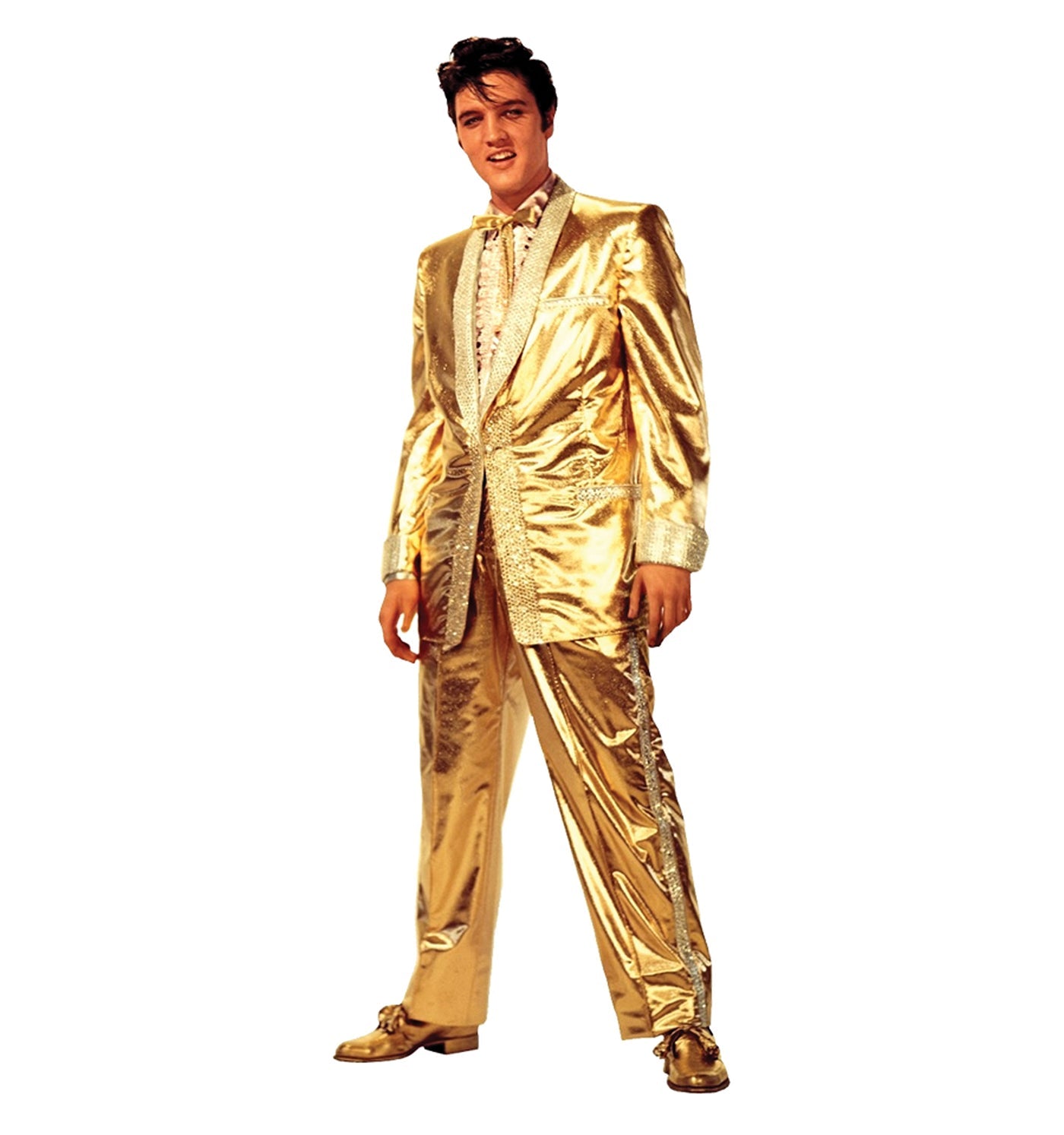 Elvis Presley Gold Suit Cardboard Cutout