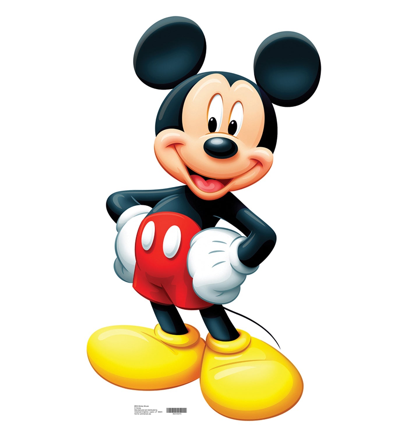 Mickey Mouse Classic Red Cardboard Cutout