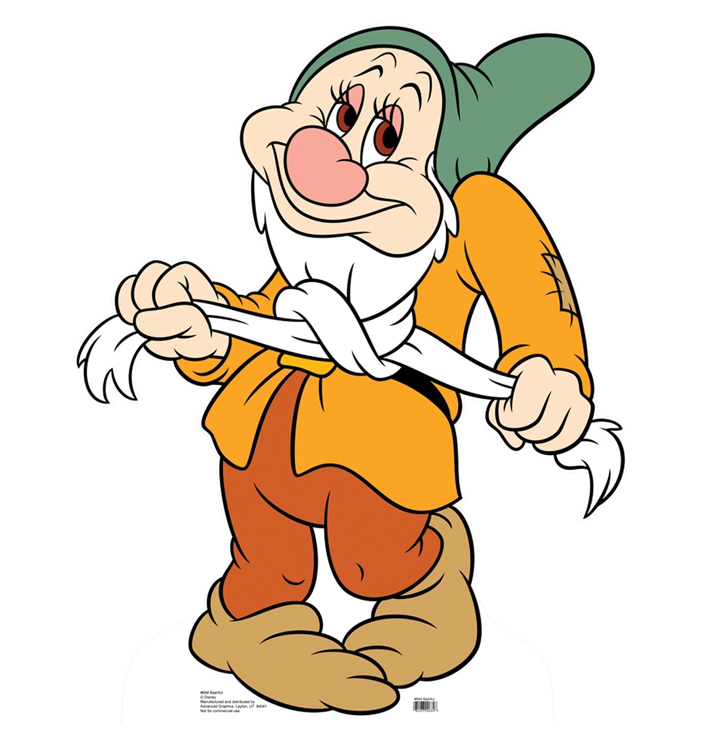 Bashful Snow White and the Seven Dwarves Cardboard Cutout