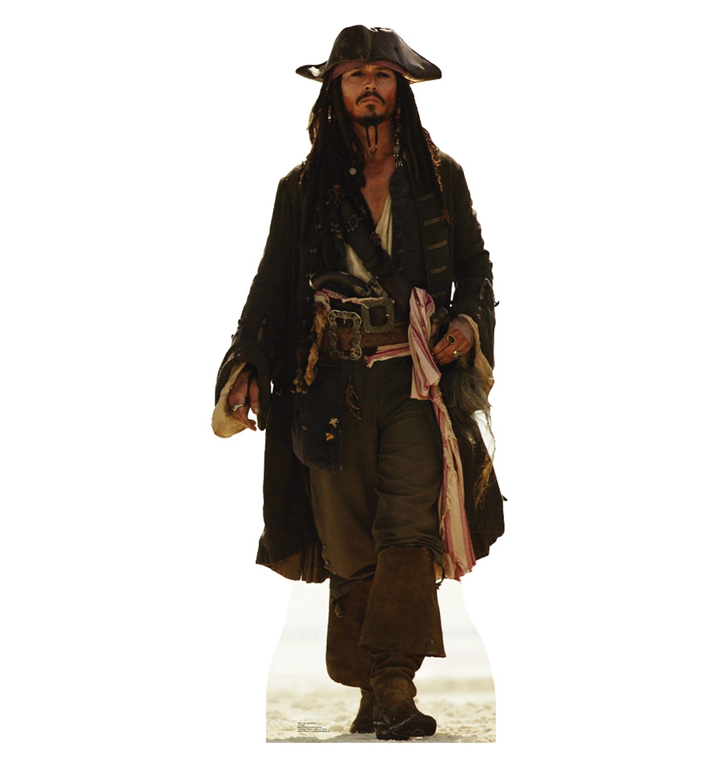 Capt Jack Sparrow Black Pearl Cardboard Cutout