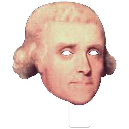Thomas Jefferson Cardboard Mask