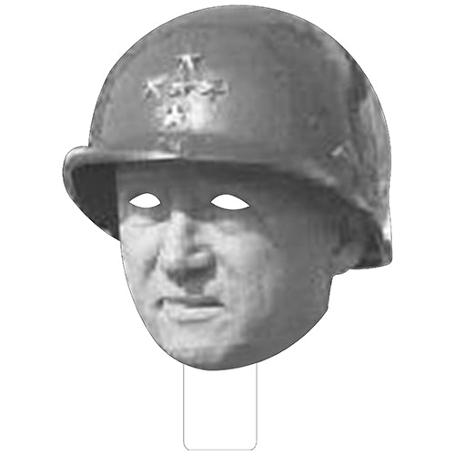 General Patton Cardboard Mask