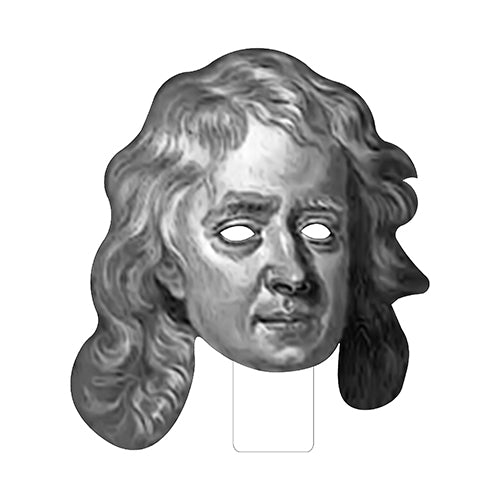 Isaac Newton Cardboard Mask
