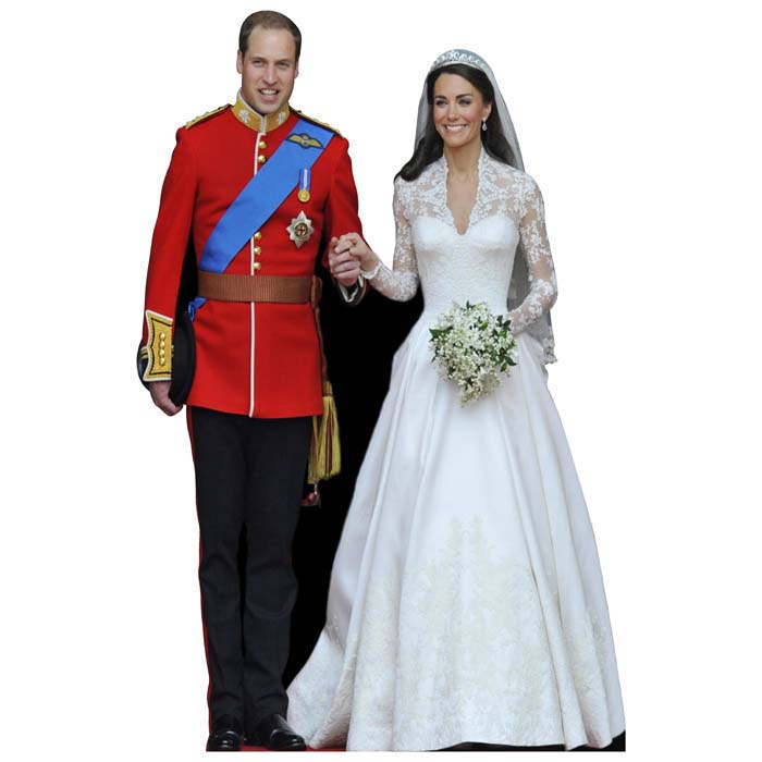 William and Kate Cardboard Cutout
