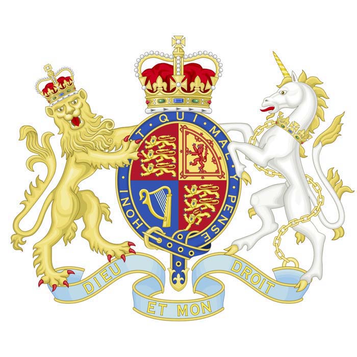 English Coat of Arms British Cardboard Cutout