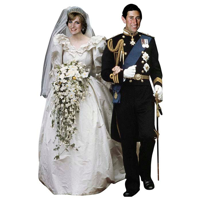 Charles and Diana Cardboard Cutout