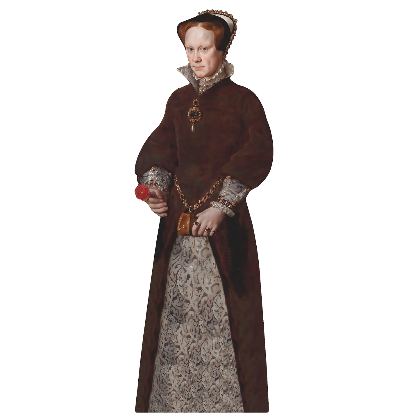 Queen Bloody Mary Tudor I of England Cardboard Cutout