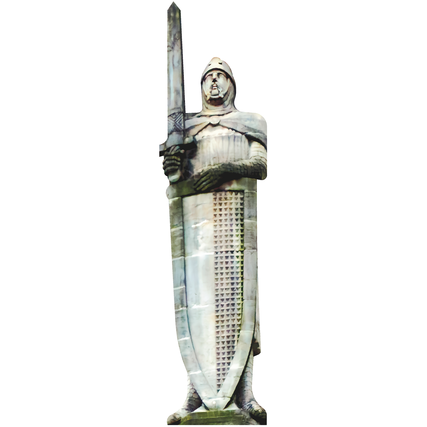 Roland Medieval Breton Saxon Knight Sword Shield Cardboard Cutout