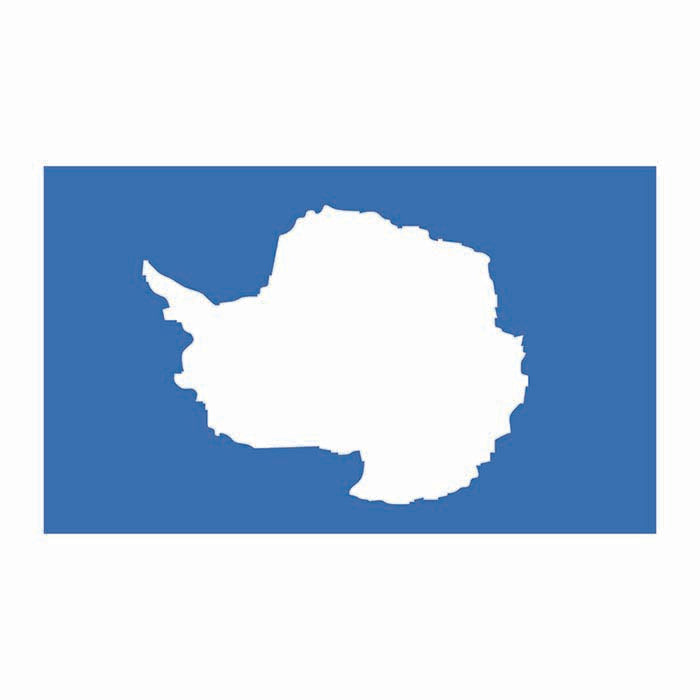 Antarctica Flag Cardboard Cutout