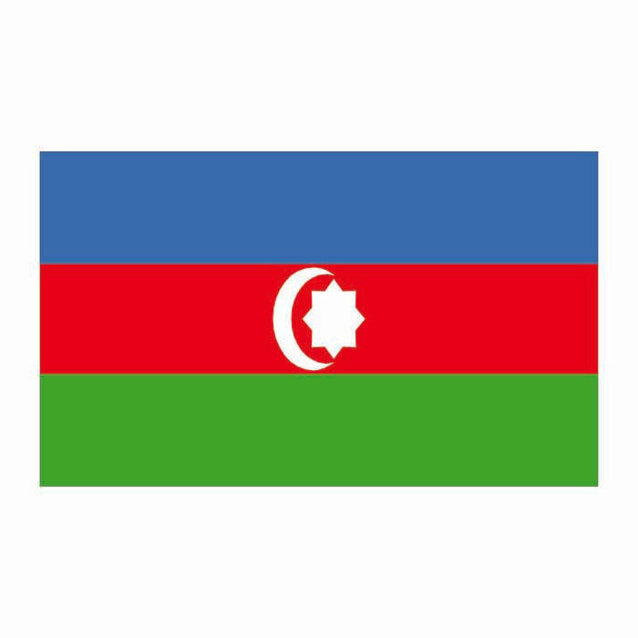 Azerbaijan Flag Cardboard Cutout