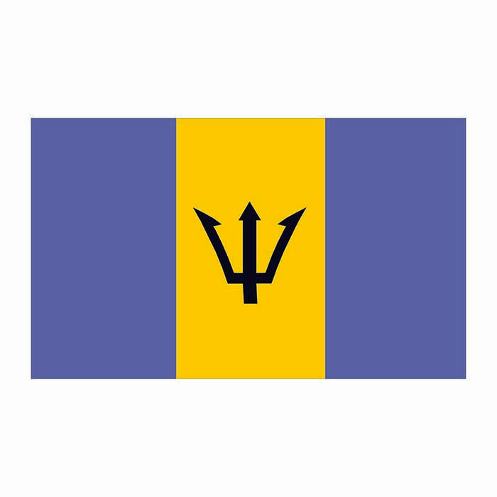 Barbados Flag Cardboard Cutout