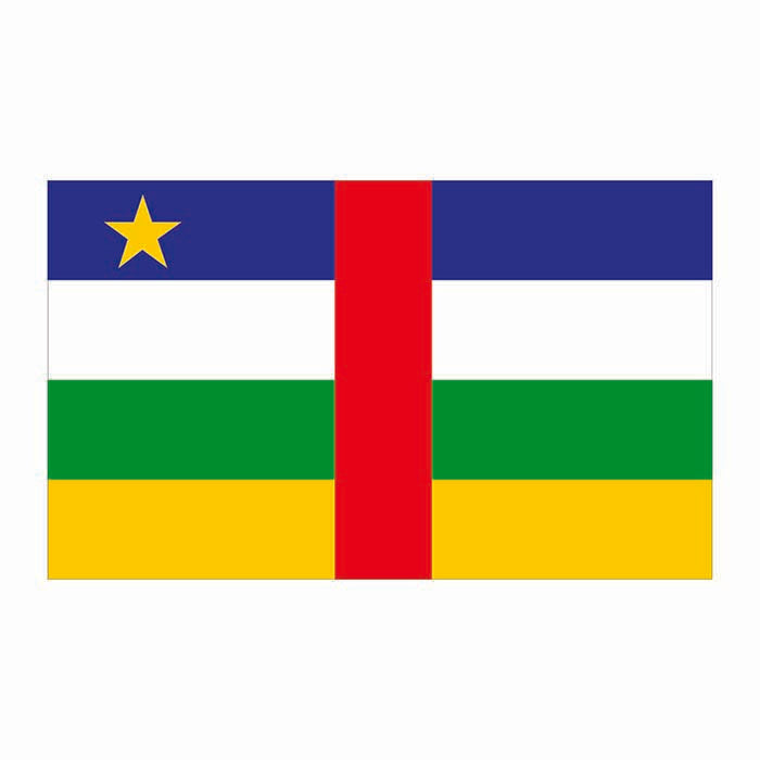 Central African Republic Flag Cardboard Cutout