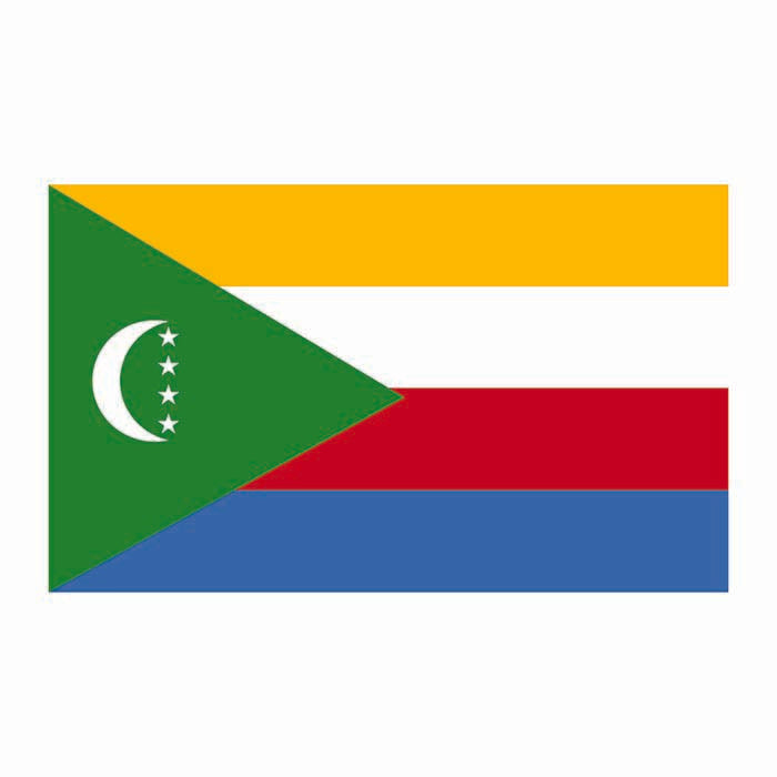 Comoros Flag Cardboard Cutout