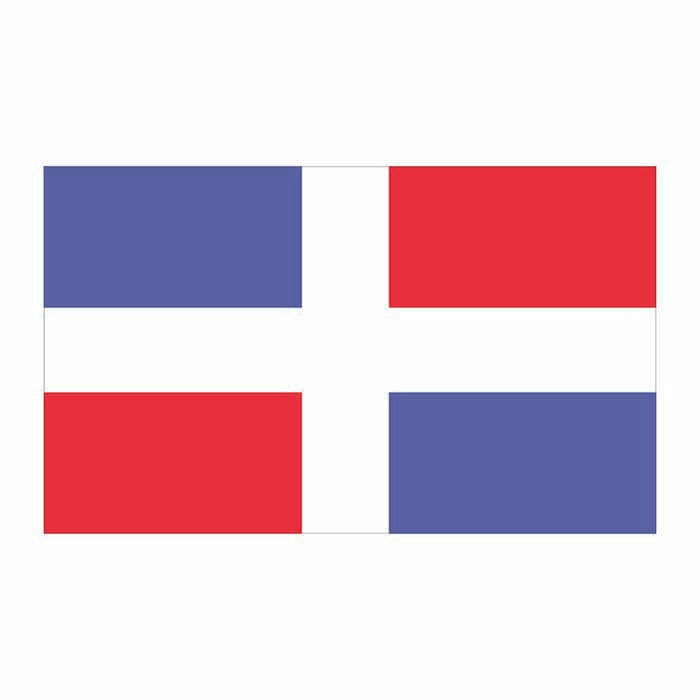 Dominican Republic Flag Cardboard Cutout