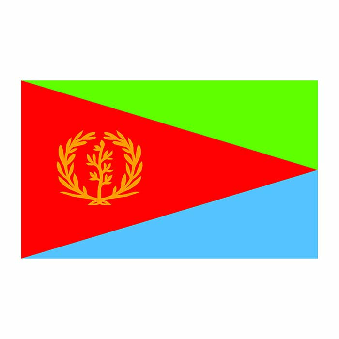 Eritrea Flag Cardboard Cutout