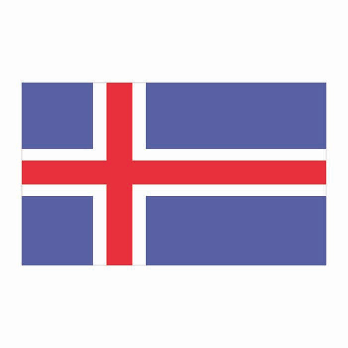 Iceland Flag Cardboard Cutout