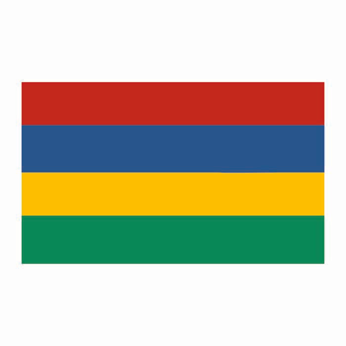 Mauritius Flag Cardboard Cutout
