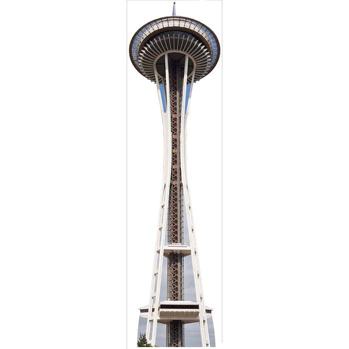 Space Needle Cardboard Cutout