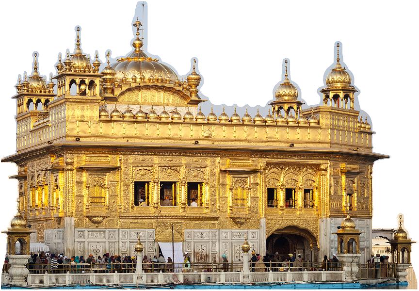 Golden Temple in Amritsar Cardboard Cutout