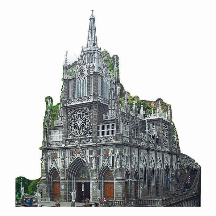 Las Lajas Sanctuary Cardboard Cutout
