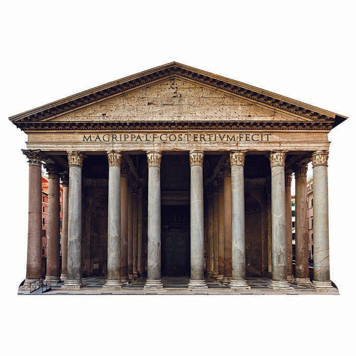 Rome Pantheon Cardboard Cutout