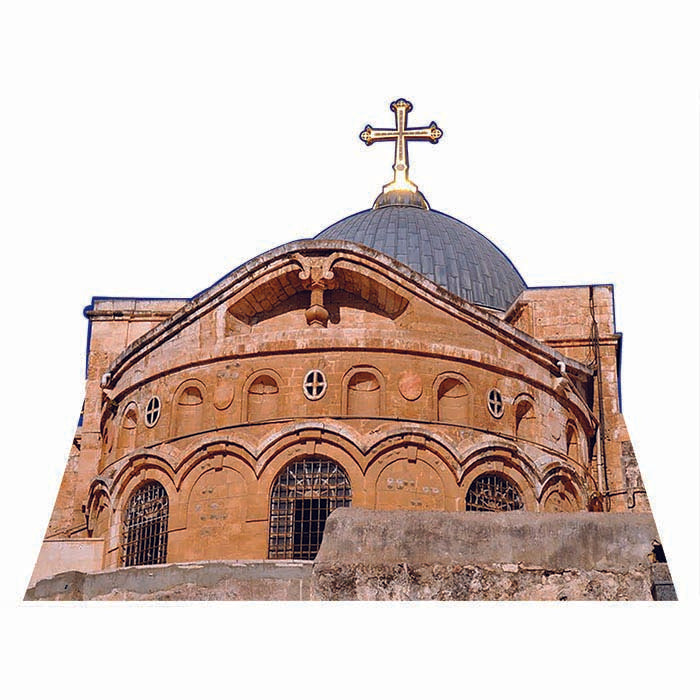 Church of the Holy Sepulchre Cardboard Cutout