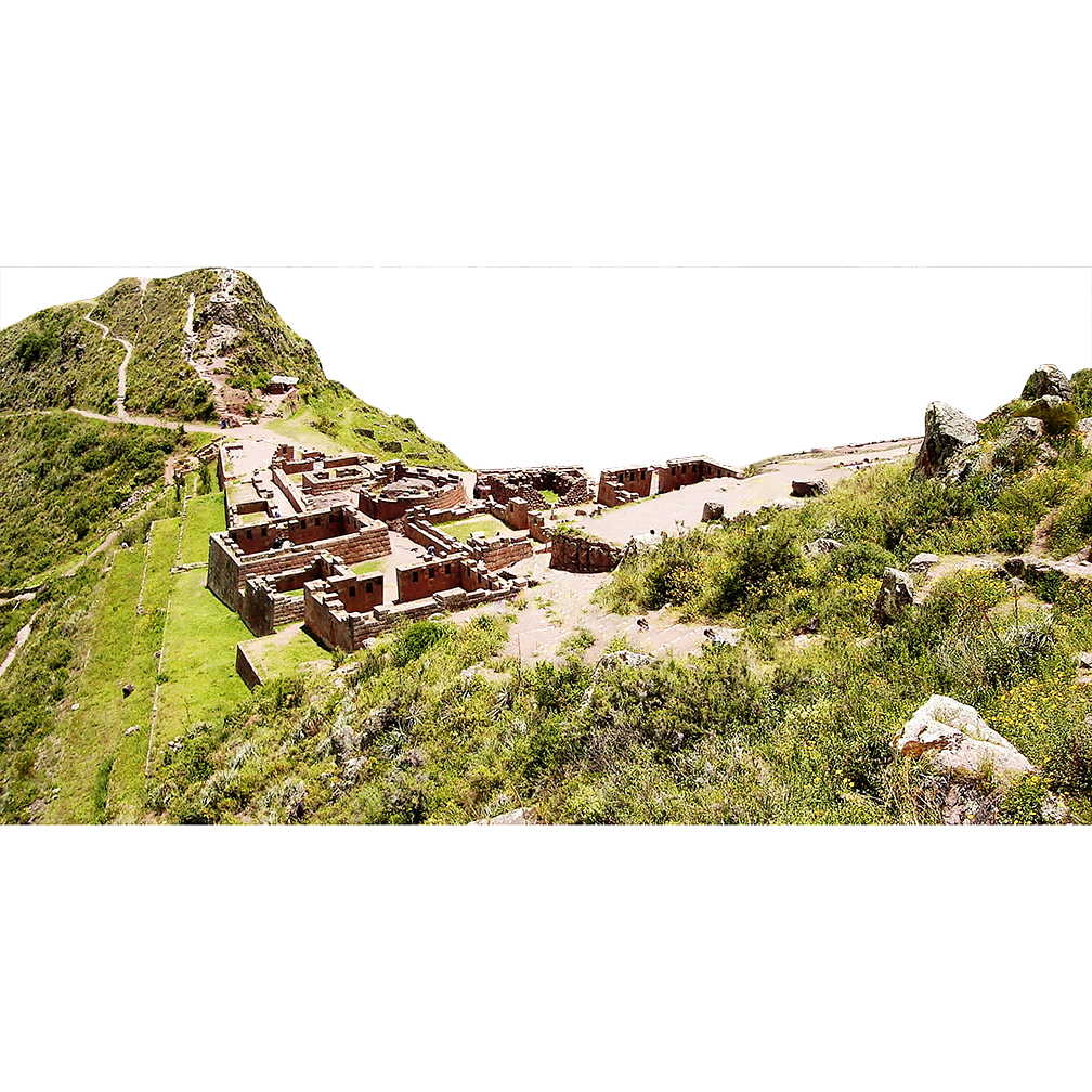 Inca Ruin Cardboard Cutout