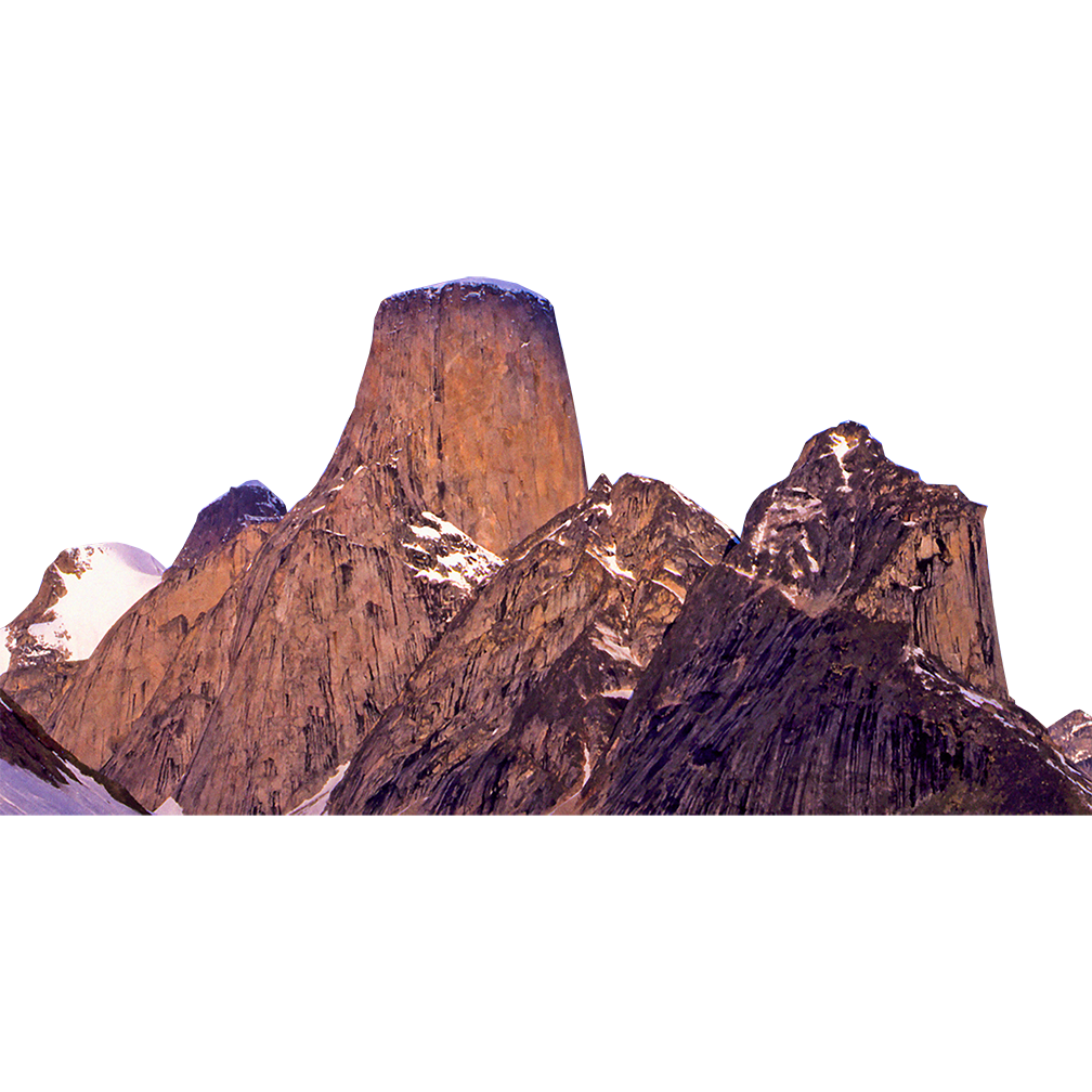 Mount Asgard from the Turner Glacier Cardboard Cutout