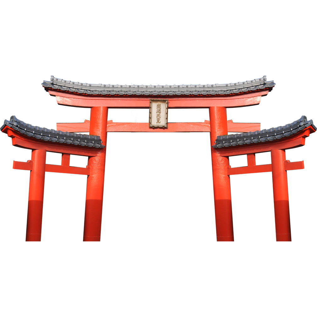 Torrii of Shiramine-gu Japanese Gate Cardboard Cutout