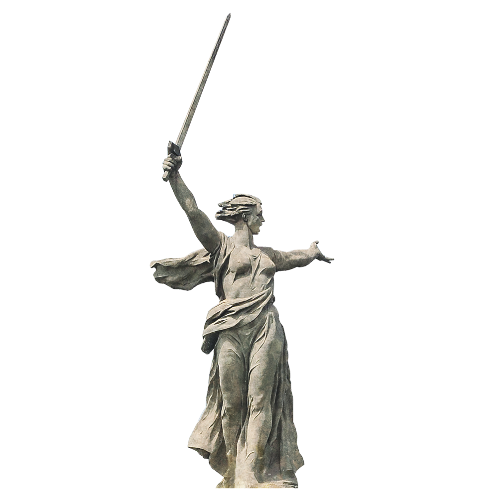 The Motherland Calls for the Heroes of the Battle of Stalingrad Russia Cardboard Cutout