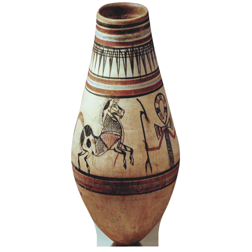 Ancient Egyptian Pot Vase Pottery Cardboard Cutout