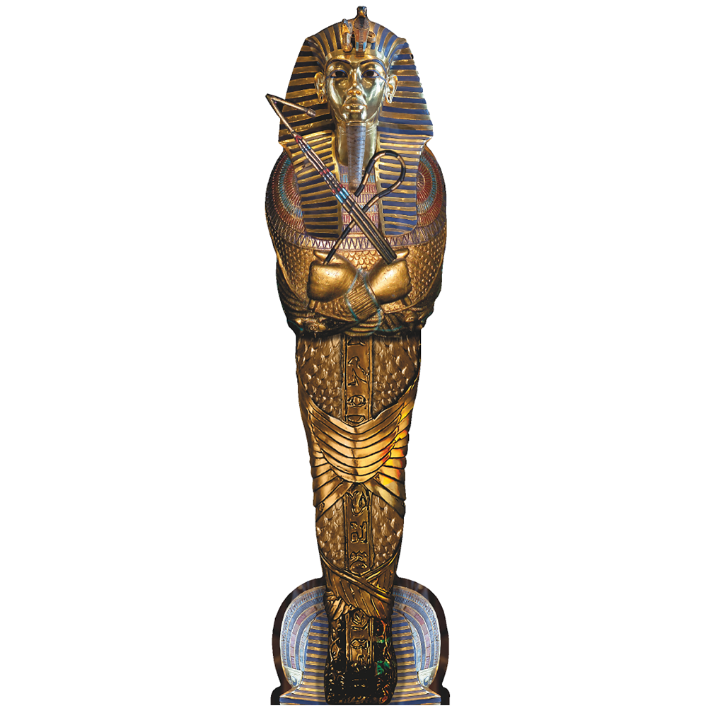 Akacha Egyptian Tutankhamun King Pharaoh Decal – Multicolored, Made In France