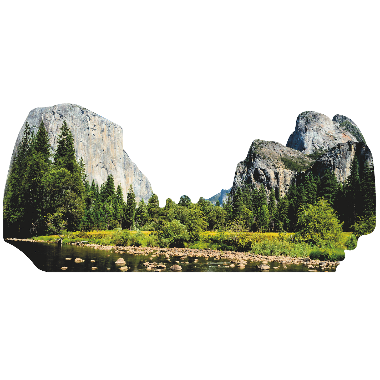 Yosemite National Park Valley Cardboard Cutout