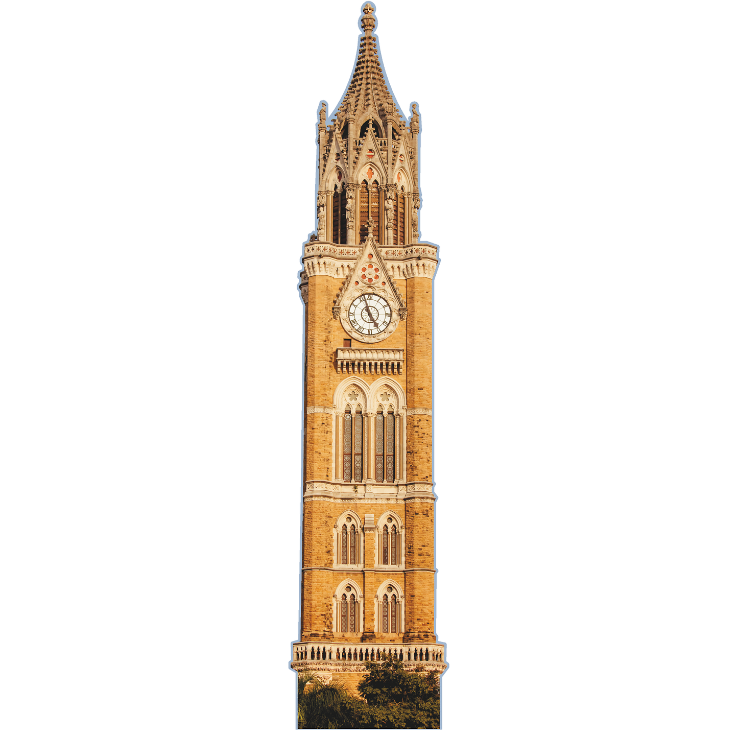 Rajabai Clock Tower Mumbai India Cardboard Cutout