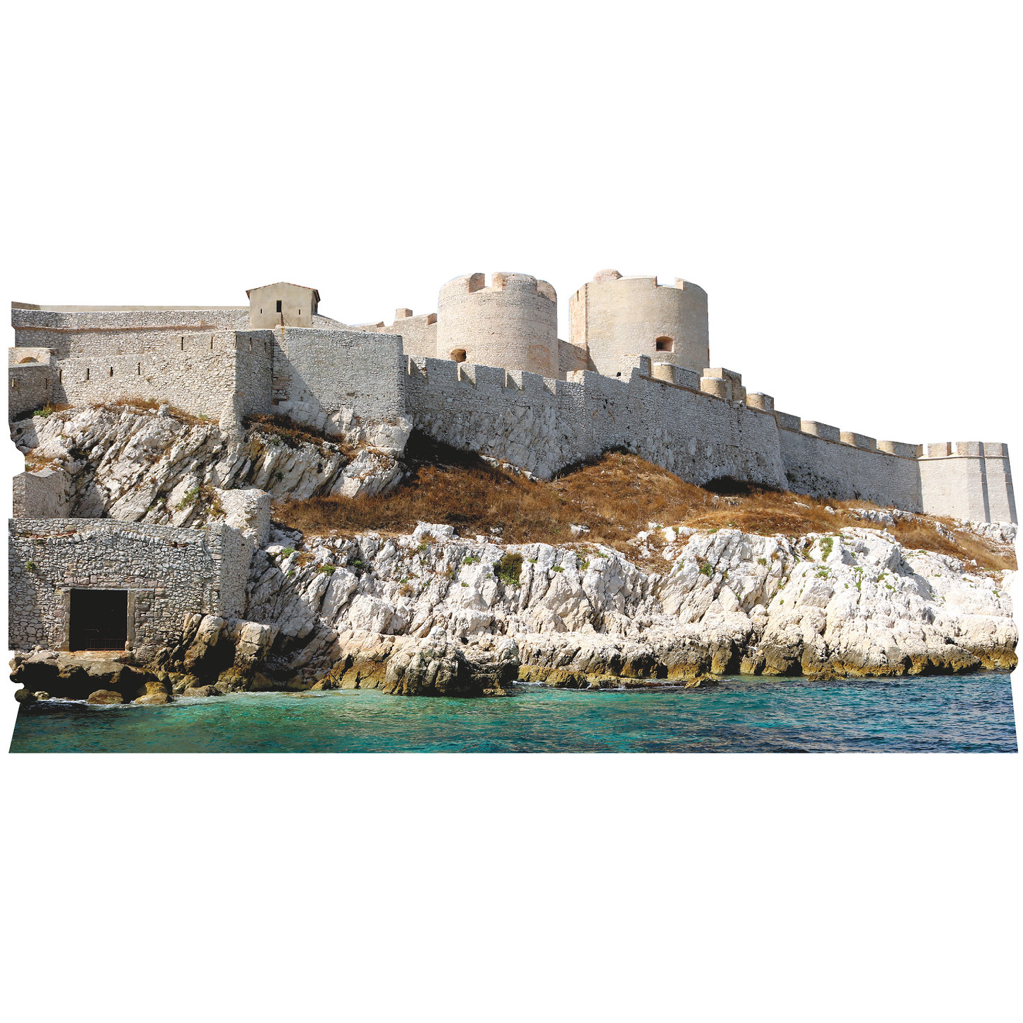 Chateau d'lf Prison French Fortress Cardboard Cutout